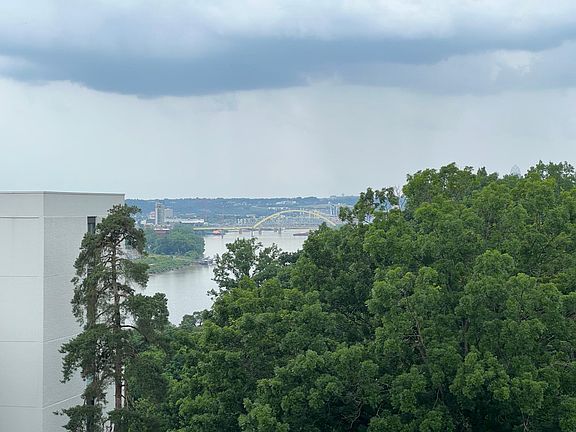 View from the balcony