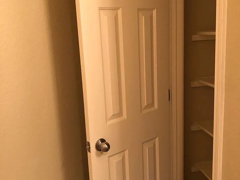 Master Bathroom Towels Closet