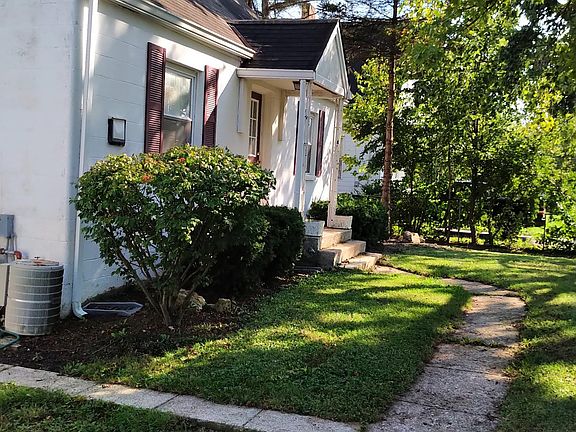 Front facade - angled view