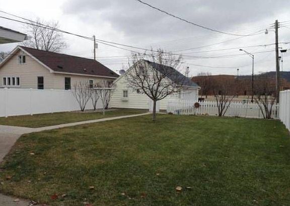 Back yard of house
