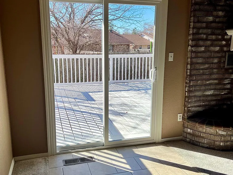 Living Room, exit to deck.