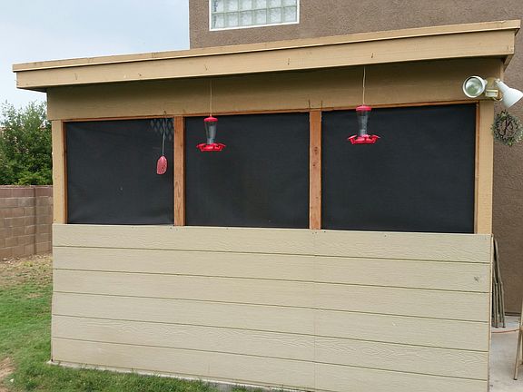 Screened in back porch