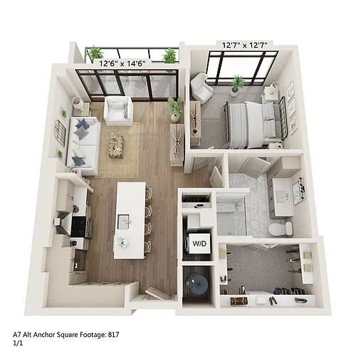 Floor plan Anchor 817