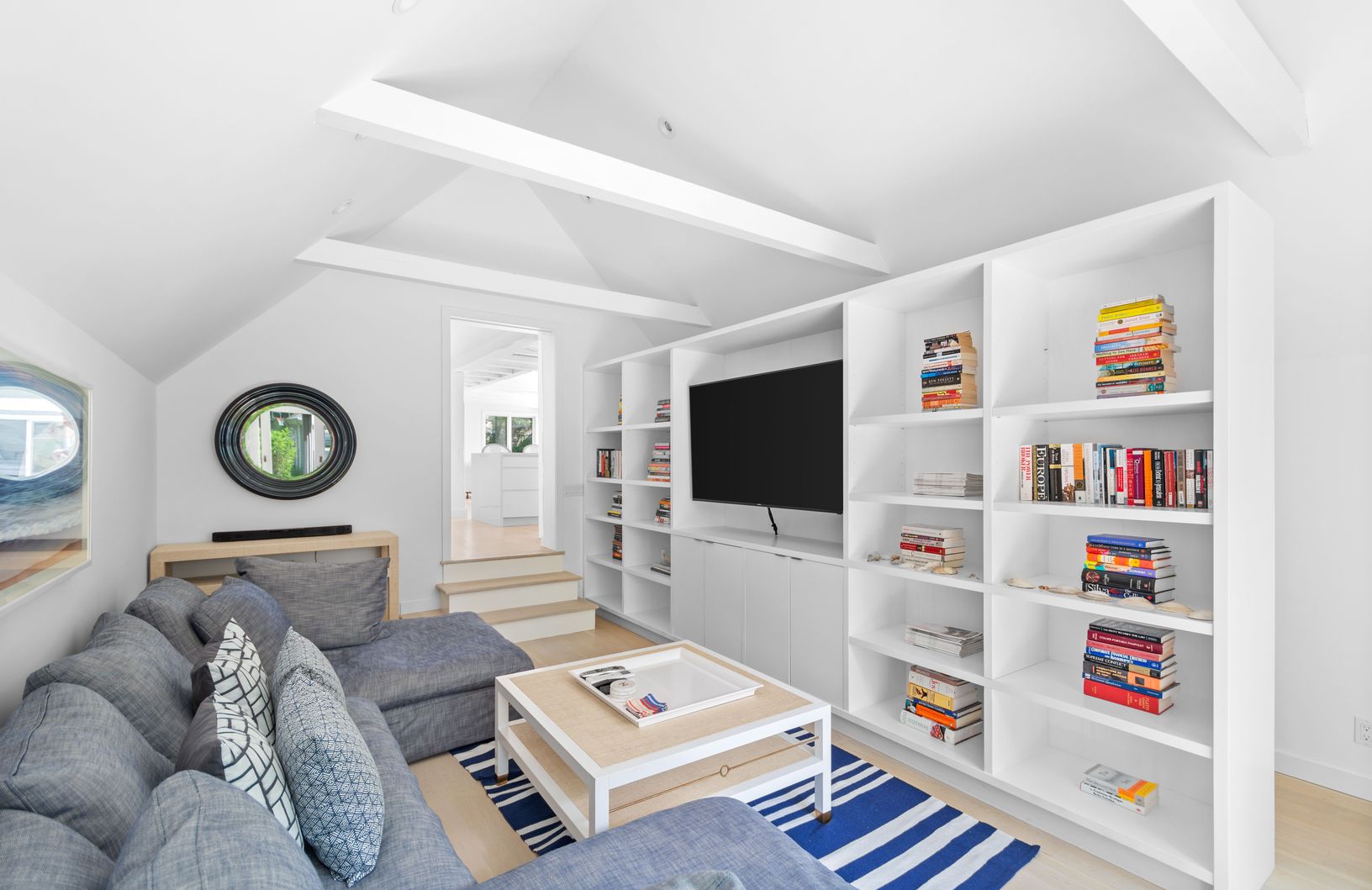  Media Room with Cathedral Ceilings