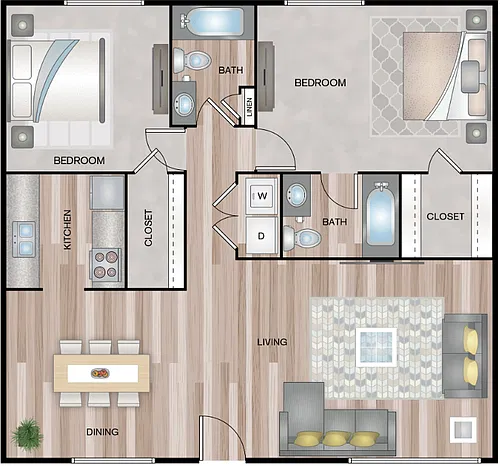 Floor plan B