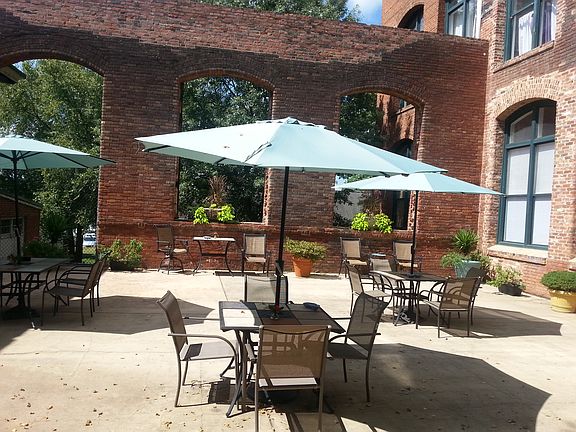 beautiful community patio