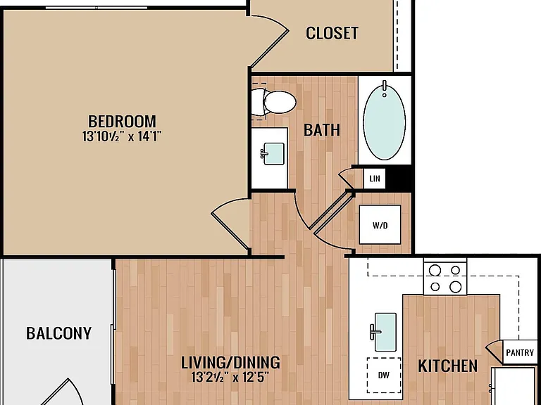 Trek floor plan HiLine at Littleton Commons