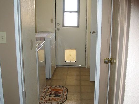 Inside Laundry/Mud Room with New Washer and Dryer