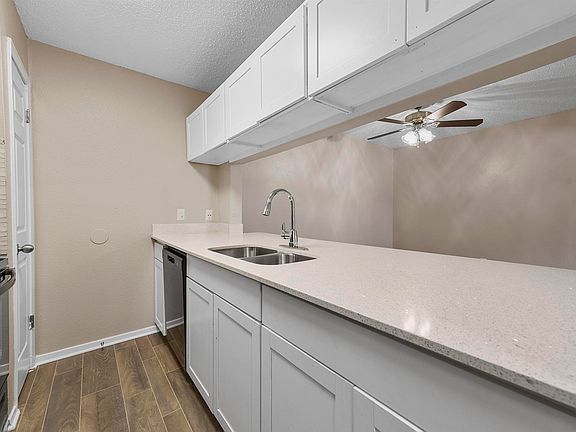 Updated kitchen with black appliances