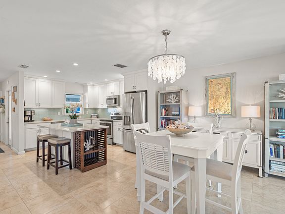 Open kitchen with center island.