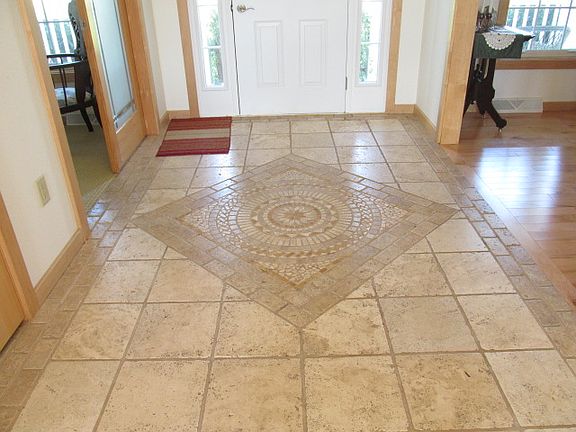 Inlay tile Floor