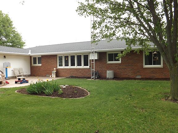 Back View with Stamped Patio