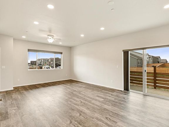 Living room and patio