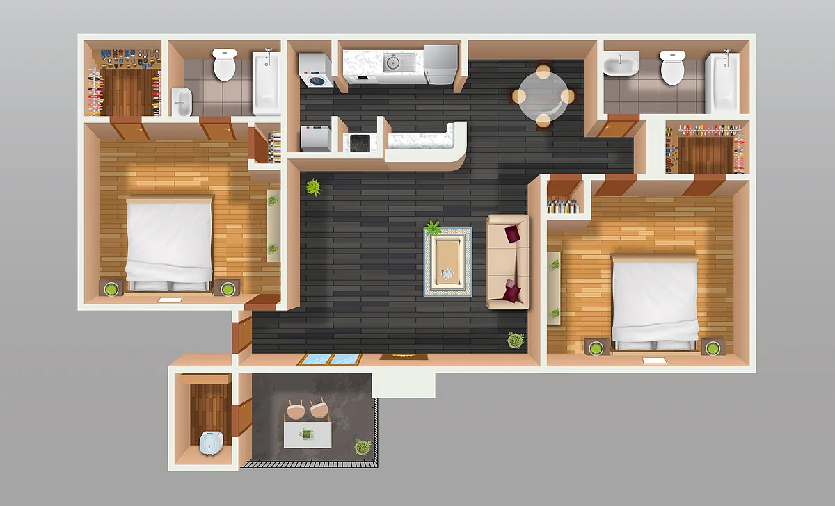 Floor plan 2x2 REEP Reno