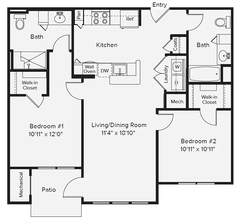 Floor plan B9-2-ADA