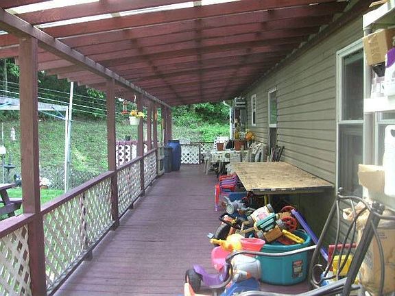 8x60 ft Covered Porch