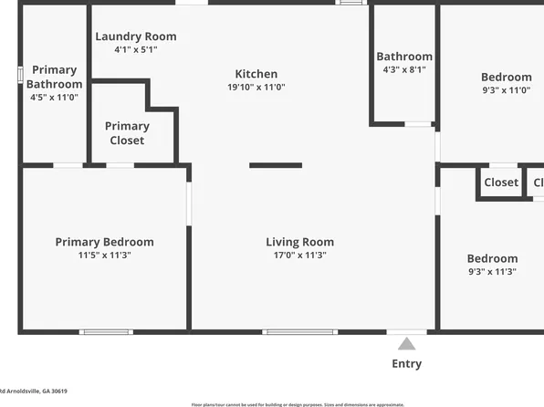 198 Yancey Rd, Arnoldsville, GA 30619