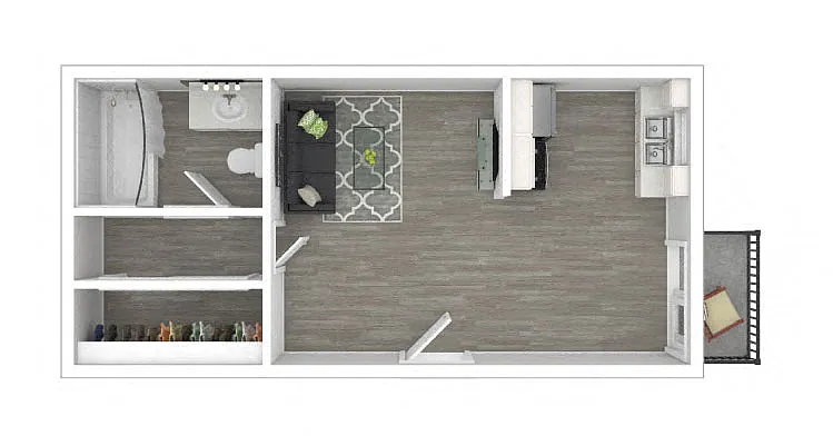 Floor plan Studio