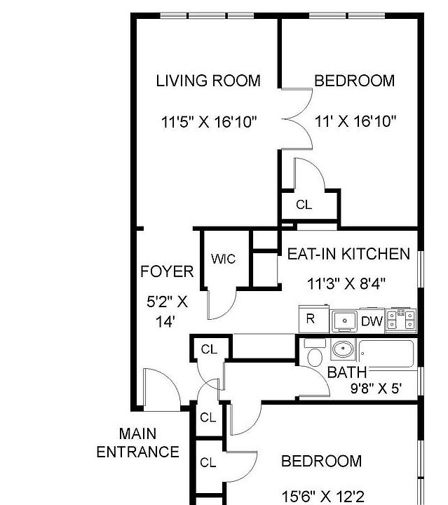 2nd image of 146 N Walnut St #4