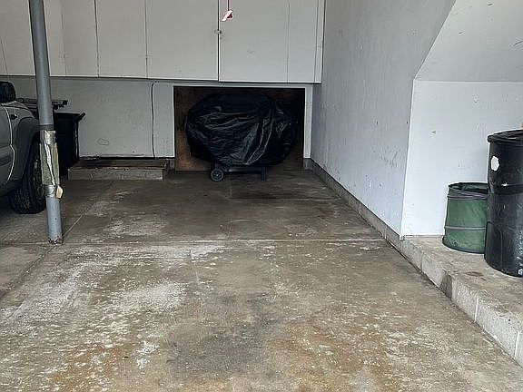 Garage with extra storage