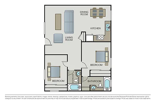Floor plan Plan 2B