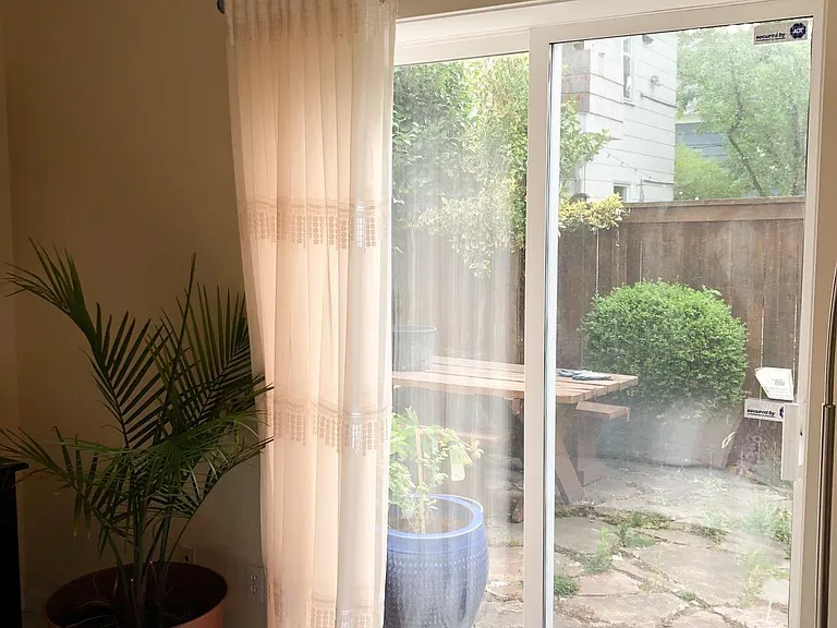Basement bedroom access to garden
