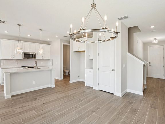 Dining space connects to the kitchen for optimal entertaining