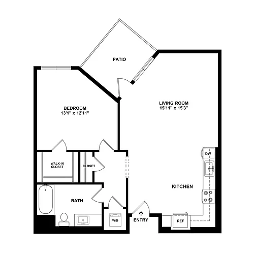 Floor plan 1C
