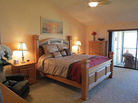Master bedroom with view