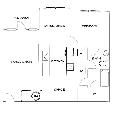 Floor plan Design 1C