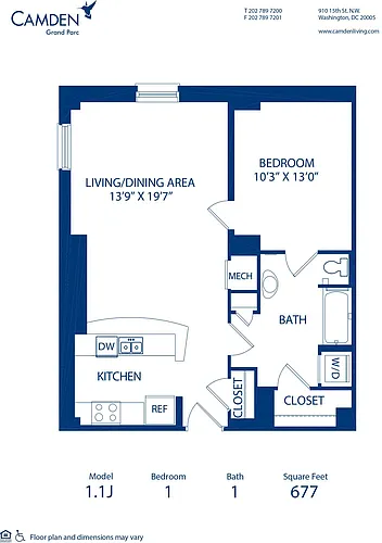 Floor plan 11J