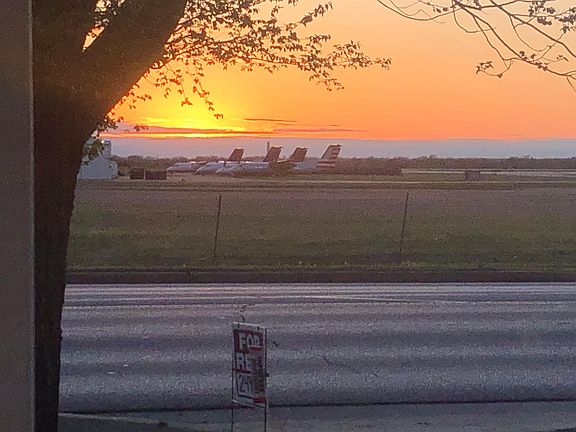 Sunset out front window