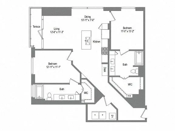 Floor plan B5C