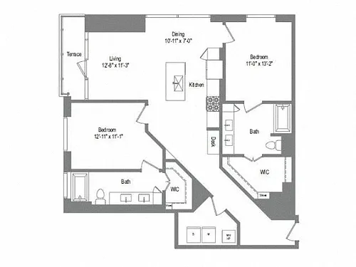 Floor plan B5C