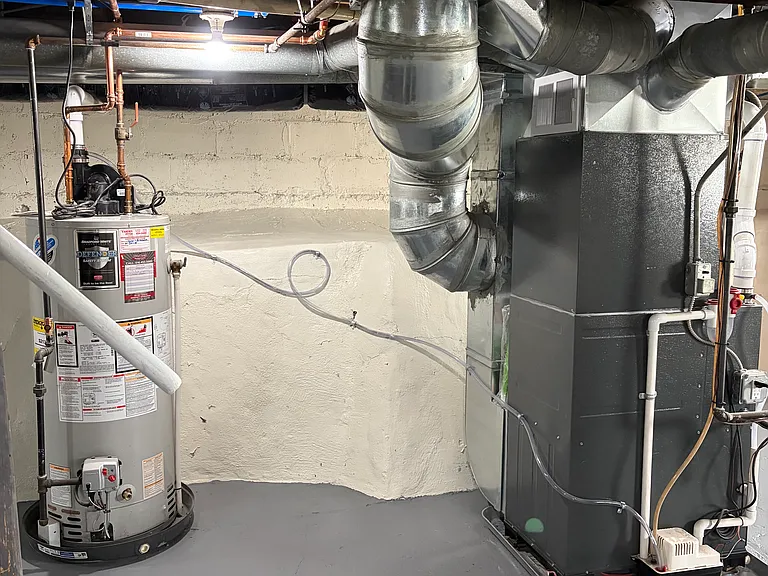 New furnace and new air conditioning.