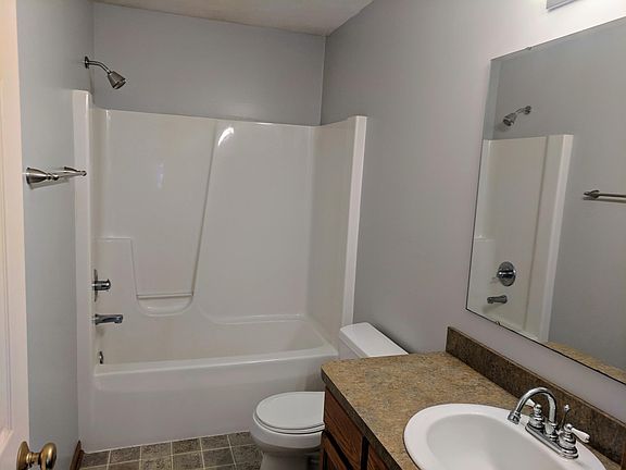 Freshly painted bathroom