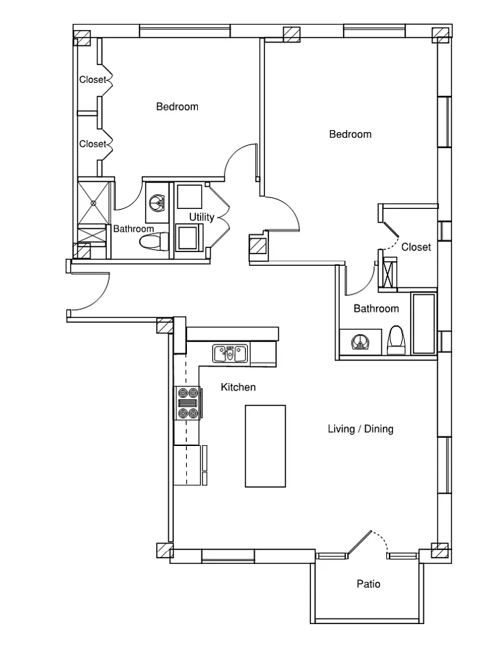 Floor plan Belleview