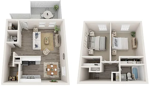 Floor plan The Aspen Townhome