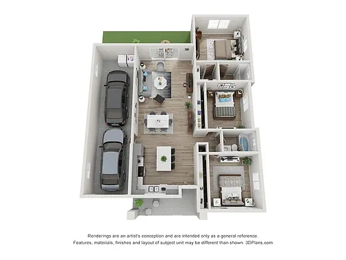 Floor plan Villa E