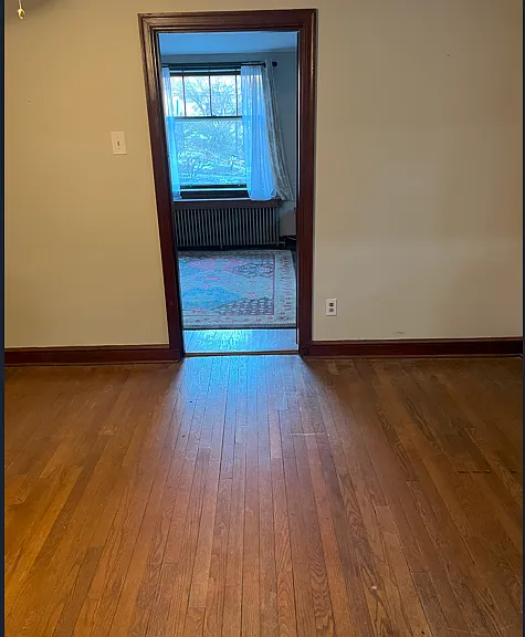 Bedroom into the living room
