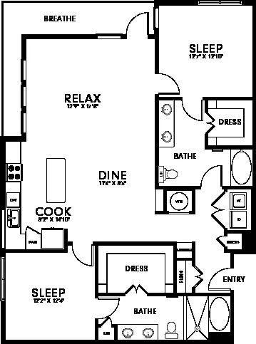 Floor plan B2K