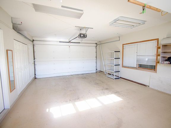 Oversized garage. Fully insulated with electric outlets, every 6 feet.