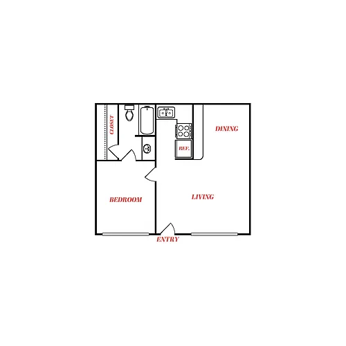Floor plan A2 Renovated