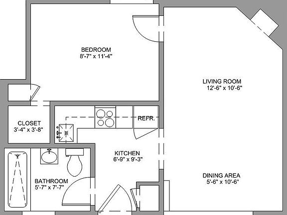 floorplan 1B
