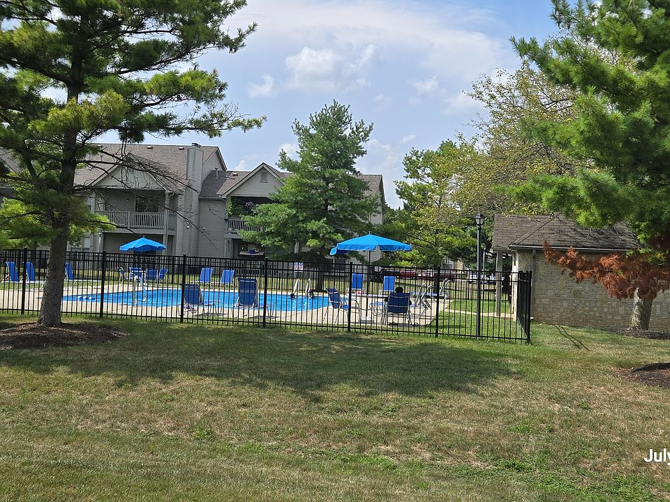Pool viev from balcony