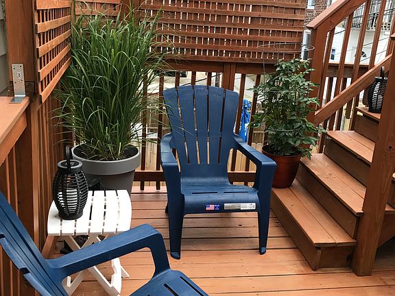 First floor of rooftop deck