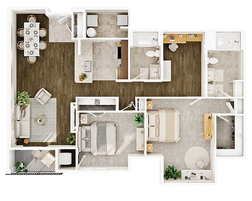 Floor plan The Mediterranean