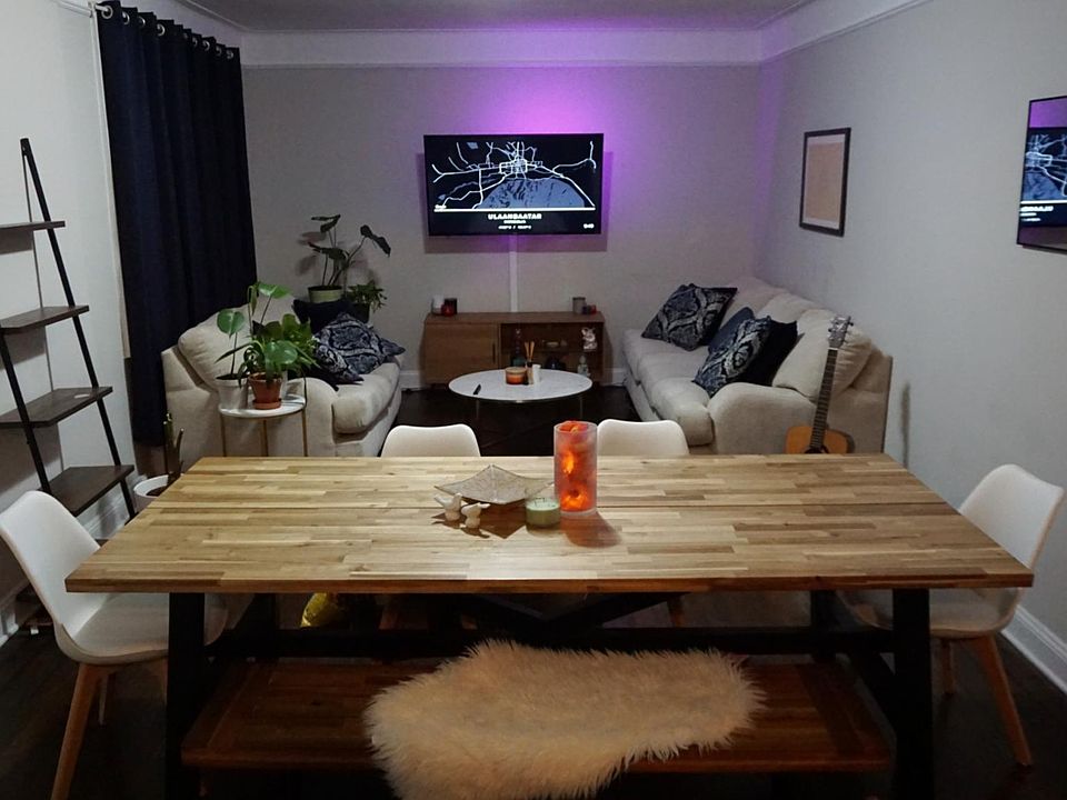 Living Room and Dining Room after decor