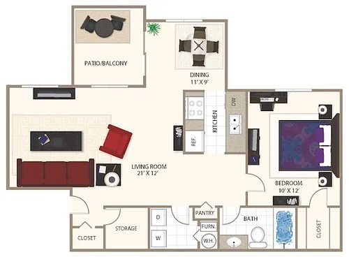 Floor plan Lake Shafer
