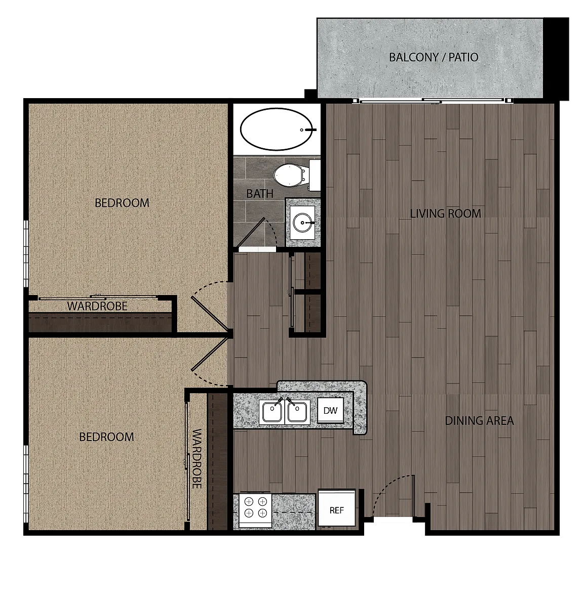 Floor plan The Island